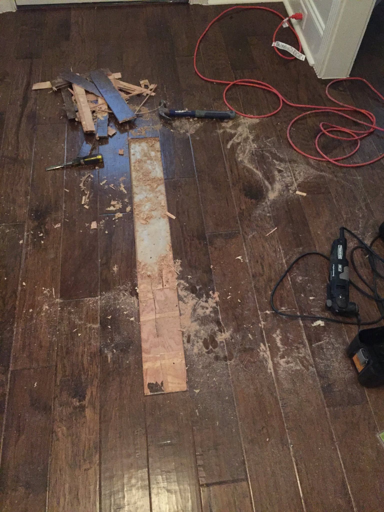 Before and after - before